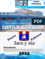 Carpeta de Recuperacion 4to - I.E. 40234