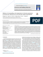 Influence of Surrounding Rock Temperature On Fracture Parameters