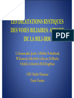 Les Dilatations Kystiques Des Voies Biliaires