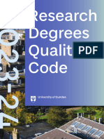 Research Degrees Quality Code 2023 - 0