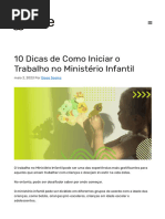 10 Dicas de Como Iniciar o Trabalho No Ministério Infantil - Blog Do Zeke