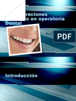 Consideraciones Estéticas en Operatoria Dental