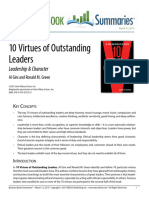 10 Virtues of Outstanding Leaders