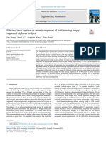 Effects of Fault Rupture On Seismic Responses of Fault-Crossing Simply-Supported Highway Bridges