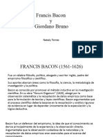 Francis Bacon Y Giordano Bruno Naty