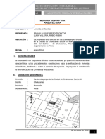 Memoria Descriptiva Licencia Nueva