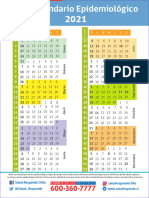 Calendario Epidemiologico Salud Responde 2021