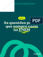 AULA 2 - As Questões Padrão Que Sempre Caem No ENEM