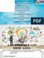 La Empresa y Los Mercados Unidad 4