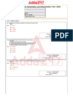 SSC CHSL Question Paper 16 March 2023 Shift 4