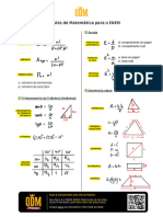 Fórmulas de Matemática para o ENEM2