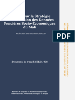 Rapport Sur La Stratégie D'amélioration Des Données Foncières Socio-Économiques Du Mali