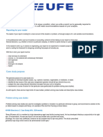  UFE CASE Report Guideline