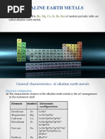 Alkaline Earth Metals