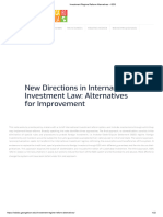 Investment Regime Reform Alternatives - ISDS