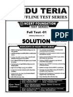 Full Test-1 Sol 70th BPSC PT (E)