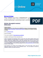 The CISG and The UNIDROIT Principles of International Commercial Contracts