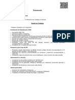 Presupuesto Puerto Piedra 29 Parcelas