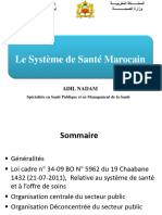 Le Système de Santé Marocain 2019