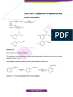 JEE Advanced Previous Year Questions On Hydrocarbons
