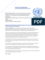 English Article - Support For Development and Humanitarian Activities Highlighted in Un Special Representative's Visit To Hargeisa