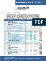 J y K Cotizacion Mantenimiento de Las Instalaciones de La Sub Gerencia de Servicios Generales Correjido