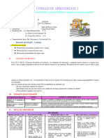 U 01 - 6° de Aprendizaje Marzo - Abril