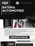 Mantenimiento de Bateria Automotriz Arévalo Elian