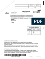 z22-5120-04 Religious Studies WJEC/Educas Past Paper 2022