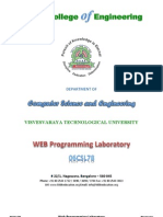 Web Programming Lab Manual