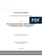 Plan de Manejo de Residuos Sólidos Hospitalarios