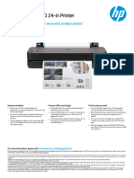 HP DesignJet T250 24-In Printer 5HB06A v3