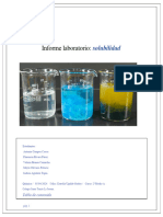 Informe de Laboratorio Solubilidad