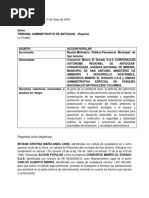 ACCIÓN POPULAR-HECHOS Y DERECHOS VULNERADOS-CASO No. 2-BIVIANA CRISTINA MARULANDA CANO