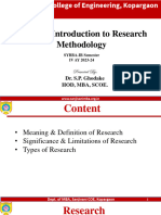 Unit No 1 PPT Introduction To Research Method