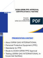 Presentation Approval DOSH SIRIM PPE APP