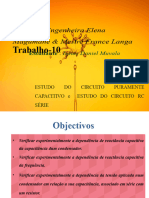 Trabalho-10: Docente: Engenheira Elena