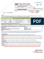 Dodhia Synthetics LTD Quotation