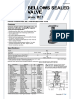 Bellows Sealed Valve: Model