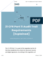 21 CFR Part 11 Audit Trail Requirements (Explained)