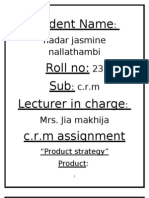 Student Name:: Nadar Jasmine Nallathambi 23: C.R.M: Mrs. Jia Makhija