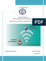 System and Network Administration Lab Manual