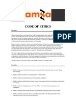 AMSA Code of Ethics