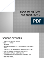 Yr 10 IGCSE History Key Question 3 and Ans