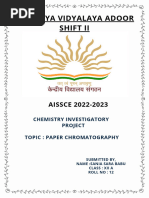 Chemistry Investigatory