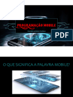 1°AULA - PM (Programação Mobile) - 1