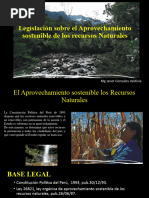 Derecho Ambiental. Legislacion Aprovechamiento de Recursos Naturales