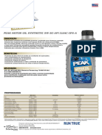 Peak Motor Oil Synthetic 5W-20 API ILSAC GF6-A