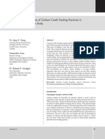 Benefits and Challenges of Carbon Credit Trading Practices in Organizations - A Case Study