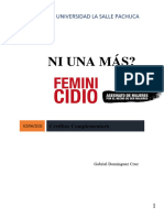 Feminicidio Ensayo